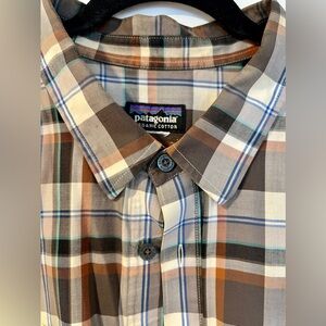 Patagonia Organic Cotton Long Sleeve Flannel Button-Up Shirt - XXL